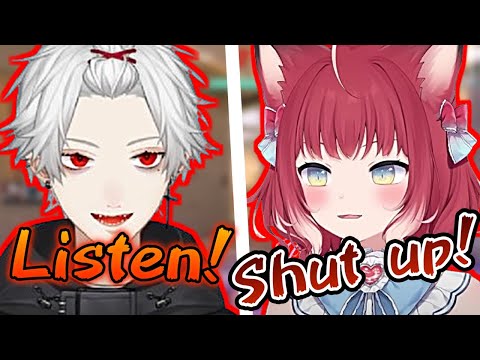 【engsub】Kuzuha and karubi quickly bickering.【Qpi/laplus/karubi/kuzuha/hololive/nijisanji/vspo】