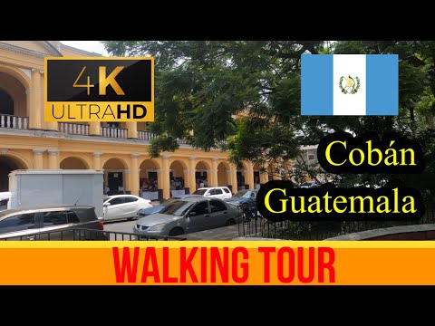 🇬🇹【4K 60fps】 Cobán ~ Walking Tour - Guatemala