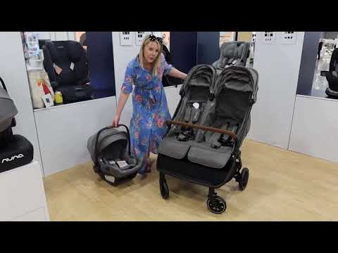 NUNA TRVL Side By Side Double Stroller Preview - Features & Benefits! | DestinationBabyKids.com