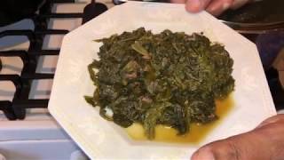 How To Make Savory Turnip Mustard Greens