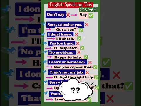 ❌Don't Say ➡️ ✅Say - English Speaking Tips | Speak English Like A...