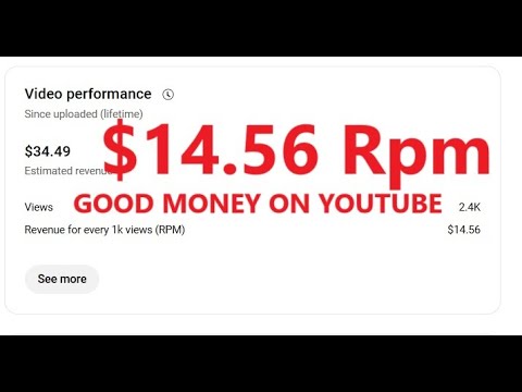 What I Earn on Youtube - BIG RPM's - MONEY - Youtube Analytics - Earning MONEY -