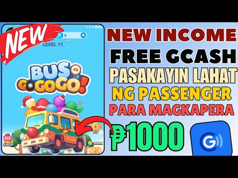 WOW!ETO BAGONG FREE GCASH APP=BUS GOGOGO APP_KUMITA NG ₱1000 GCASH SA PAGIGING BUS DRIVER#earningapp