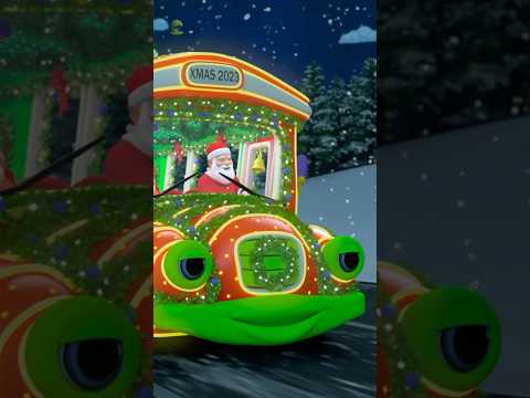 Wheels On the Bus Christmas  #babysongs #kidsmusic #cartoon #trending #singalong #shorts #xmas