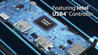 USB4® Dual 4K Multi-Port Hub