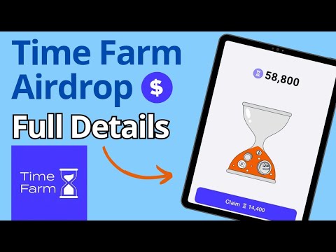 Time Farm Airdrop Full Details | Best Telegram Mining Bot | Time Farm Listing Date? | How To Play?