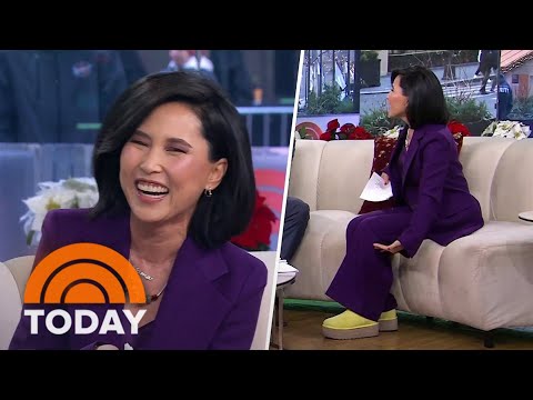 NBC's Vicky Nguyen forgets work shoes, wears slippers on-air!