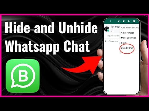 How to Hide and Unhide WhatsApp Chats | Full Guide 2024