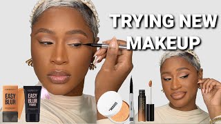 Trying New Makeup | Huda Beauty Easy Blur | ARIELL ASH