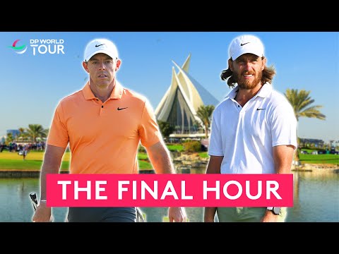 McIlroy vs Fleetwood | The Last 60 Minutes Of The Final Round | 2024 Dubai Invitational