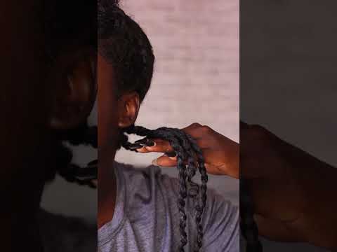 Mini or Medium Twists on Natural Hair #hairstyles