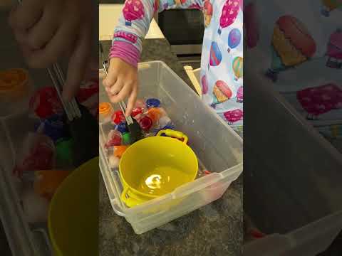 Sensory Ice Cube Toddler Exploration Part 2 | PLAY