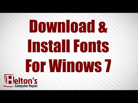 How to Download & Install Fonts