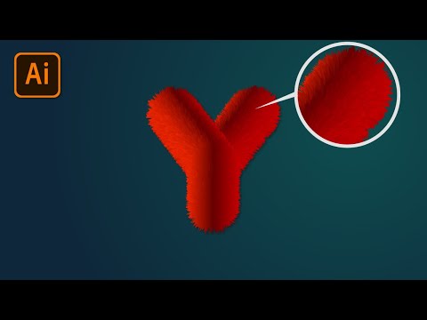 How to Create Letter 3D Fur Effect - Adobe Illustrator