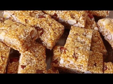 how to make nut bars, Sesame snaps nut bars, peanut candy, energy bars, sesame candy