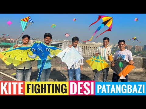 Full Fun🤣Kite Fighting 😍 Competition Cutting Kites 🔥 2023 Desi Kite Flying