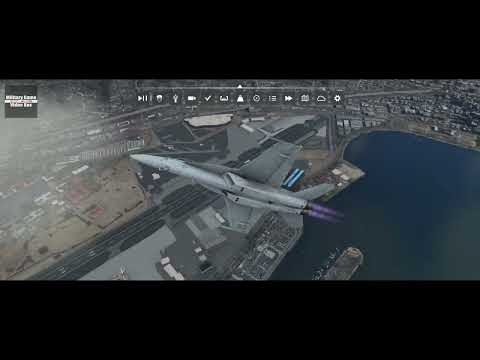 Top Gun: Maverick in MSFS2020 | F/A-18 Super Hornet fly over San Diego | Microsoft Flight Simulator