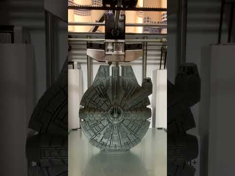 3D Printing a Toy Model of the Millennium Falcon #reels