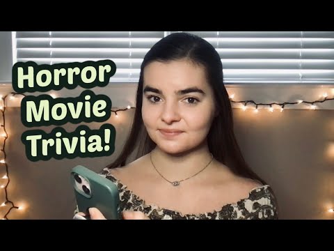 ASMR Whispering Horror Movie Trivia Questions!