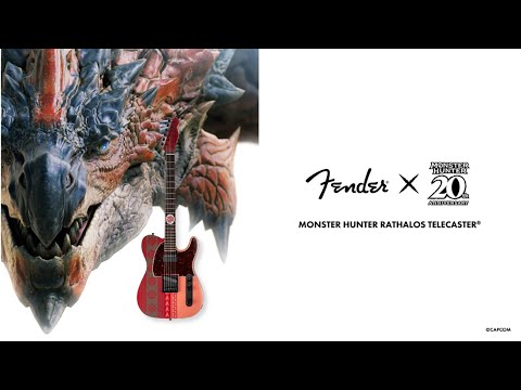 『Monster Hunter Rathalos Telecaster®』モンスターハンター20周年記念、Fender コラボレーションギター2025年3月発売！