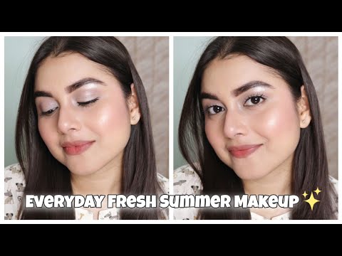 QUICK & EASY DAYTIME SUMMER MAKEUP TUTORIAL FOR OFFICE / COLLEGE 🌸