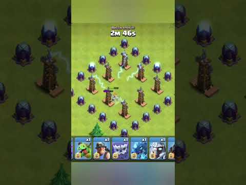 Max Valkyrie vs hidden tesla lvl2 #clashofclans #shortsvideo #youtubeshorts #shortvideo #shorts