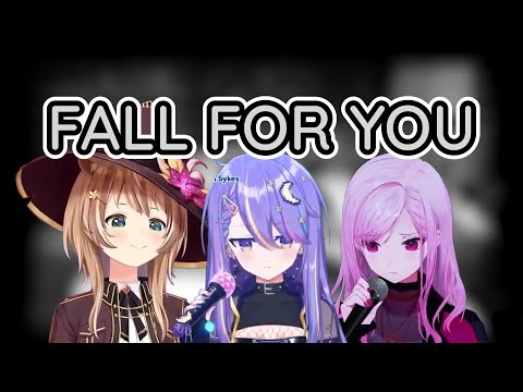 [Hololive Karaoke Mashup] Fall For You - Secondhand Serenade by Risu, Moona, and Calli