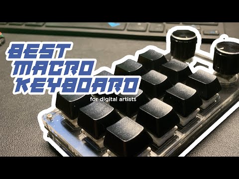 BEST MACRO KEYBOARD FOR CLIPSTUDIO PAINT! | The Scribble Media