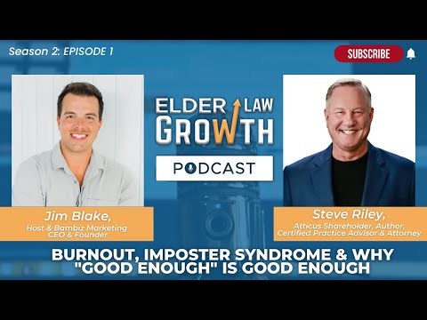 Burnout, Imposter Syndrome & Why "Good Enough" is Good Enough, with Steve Riley - Season 2; Ep. 1