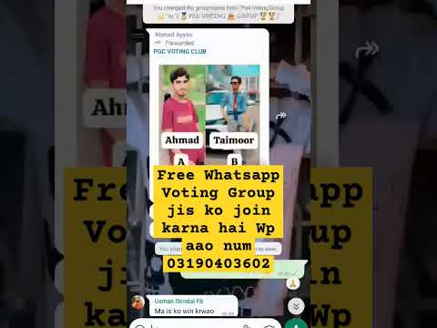 Whatsapp Par Voting Group kaise Join Karen #shorts