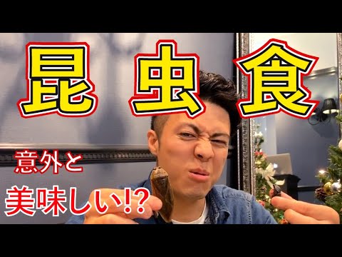 【食事前注意 !】愉快な仲間たちと昆虫を食べます。