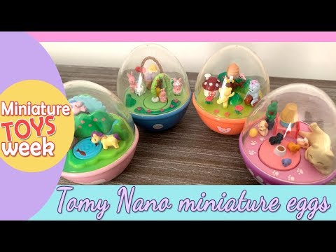 ♪ Tomy Nano miniature eggs - vintage? ♪ ♡ Miniature toys week ♡