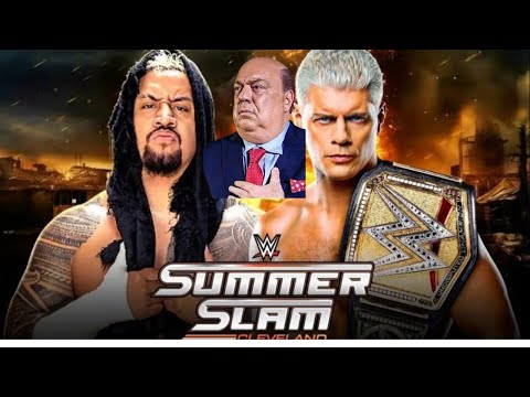 WWE 2K24 CODY RHODES VS. SOLO SIKOA #2024 #wwe #sports