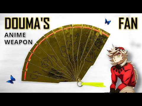 Crafting Douma's Fan from Demon Slayer - A Papercraft Tutorial