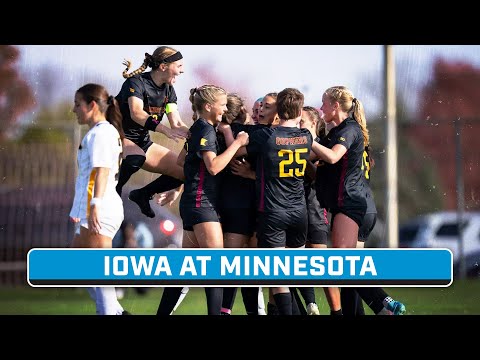 Iowa at Minnesota | Oct. 27, 2024 | Big Ten Women's Soccer | B1G+ Encore