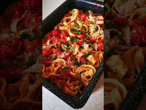 A simple and delicious vegetable pasta dish #short video