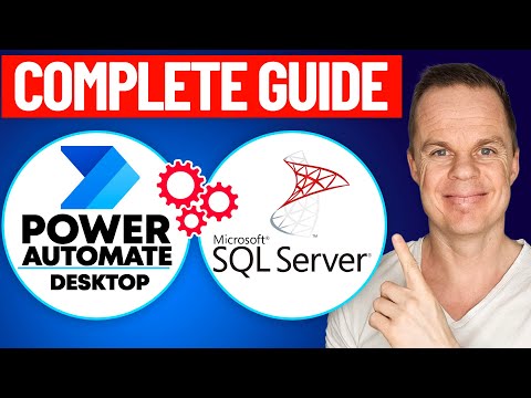 Power Automate Desktop & SQL Server Management Studio - Full Tutorial