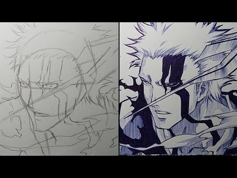 How To Draw Ichigo Kurosaki Horn Of Salvation Step By Step - [Bleach : Thousand Year Blood War]