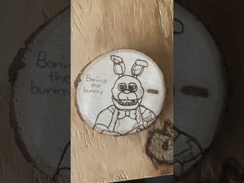 Bonnie the bunny from Five nights at Freddy’s woodburn