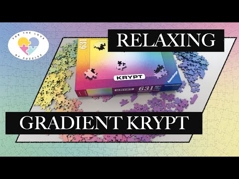 Relax with Ravensburger's Gradient Krypt Jigsaw Puzzle