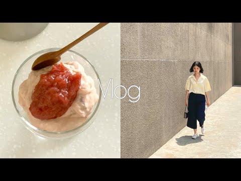 Vlog 💓 The Pink Temptation - Rhubarb Fool | Weekend Cafe Visit at Narrative Coffee | Singapore Vlog