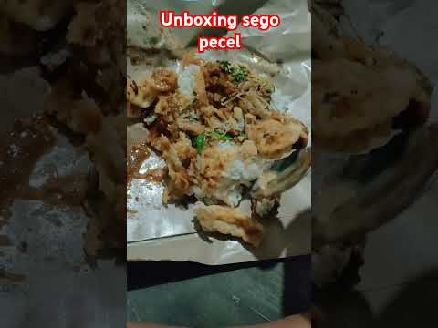 Seng penting mangan, unboxing Sego pecel #shortsvideo #shortvideo #shorts #short