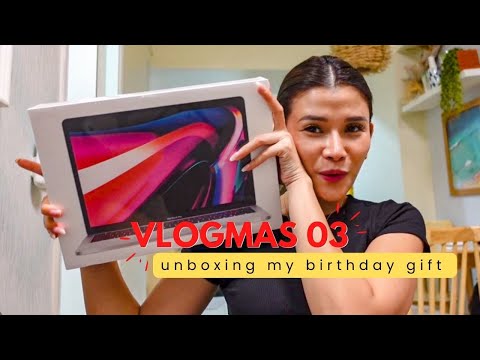 Vlogmas: Unboxing my Christmas and Birthday Gift | Jen Barangan