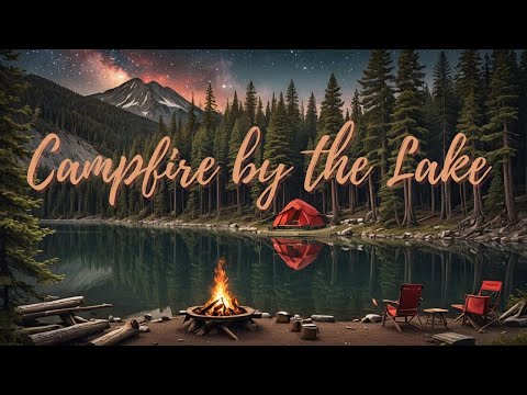 Campfire by the Lake Ambience - 1 HR