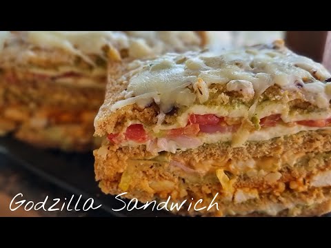 Godzilla Sandwich | Bahubali | Sandwich for extreme hunger |