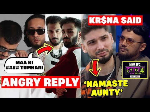 'MAA KI # TUMHARI - SEEDHE MAUT ANGRY REPLY TO SOS🤬❗KR$NA ONCE SAID 'NAMASTE AUNTY' RAGA ON HUSTLE 4