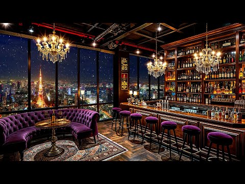 Gentle Jazz Saxophone Music in Tokyo Bar Ambience ~ Jazz Relaxing Music for Work, Study, Sleep