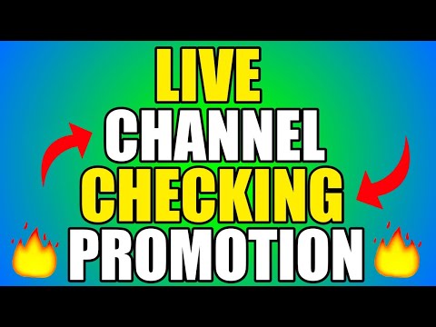 🔴Live Channel Checking Free Promotion 💯 Live Free Promotion