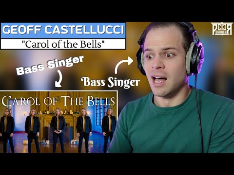 Geoff's BEST SONG EVER | Bass Singer REACTION & ANALYSIS | Geoff Castellucci - Carol of the Bells