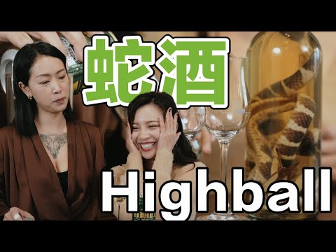 3500一瓶的蛇酒 拿來做Highball！喝起來一言難盡！台日蛇酒大PK｜Stupid Bar